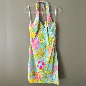 Lilly Pulitzer Mini Dress - Pink, Yellow, Blue